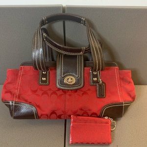 Coach Purse & Card Holder Wristlet